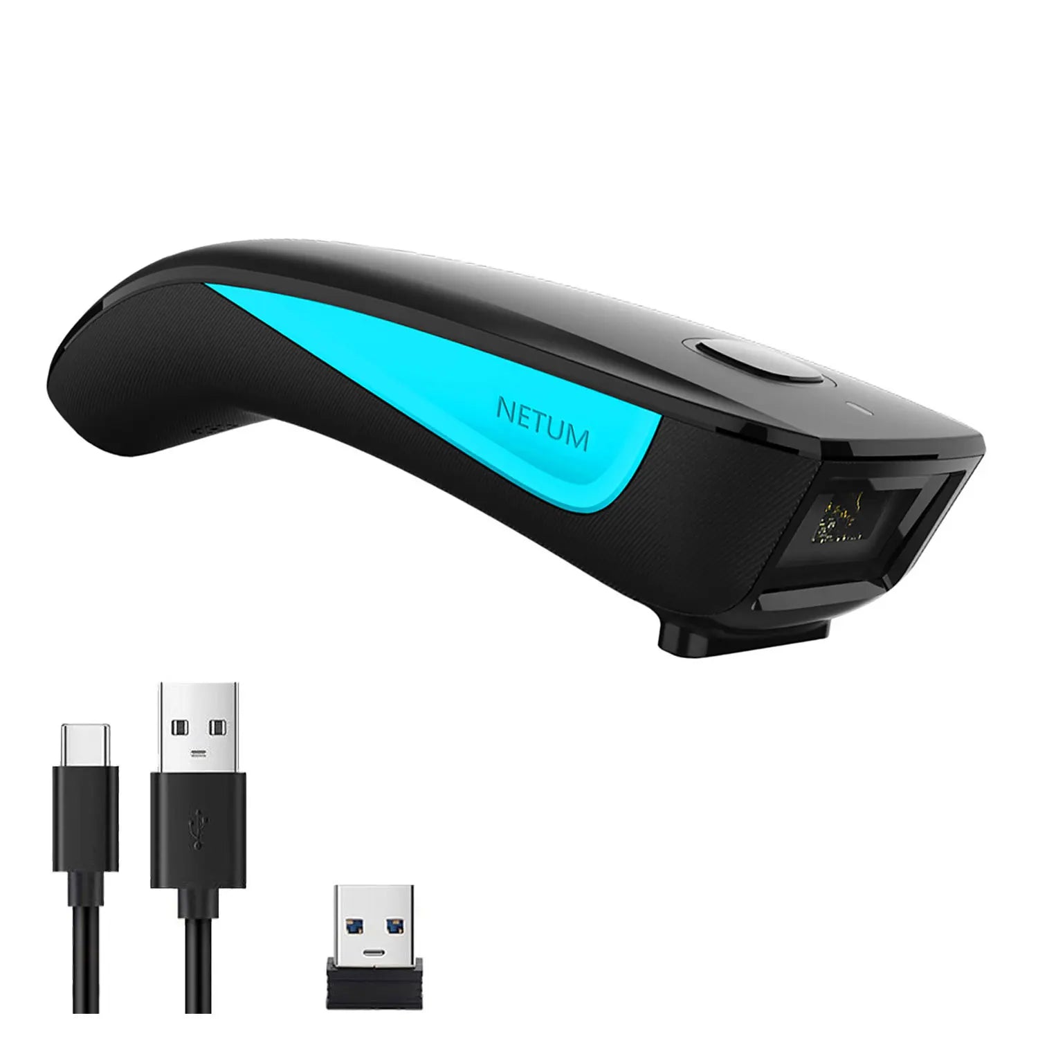 Scanner Code-Barres Bluetooth 2D QR NETUM C750 et Laser 1D C830