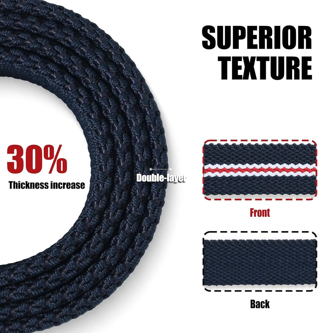 Ceinture Golf Homme Cuir PU Élastique - Personnalisable Plusieurs Couleurs
