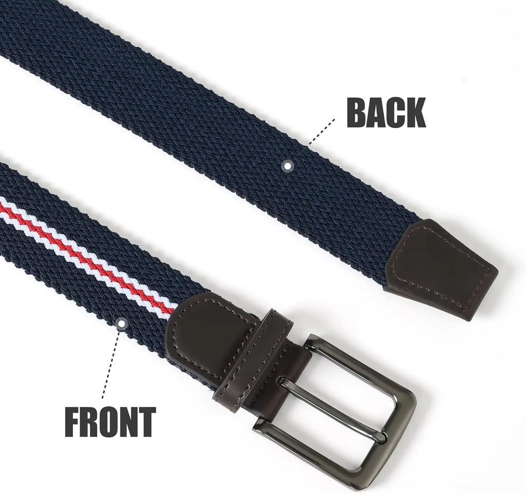 Ceinture Golf Homme Cuir PU Élastique - Personnalisable Plusieurs Couleurs