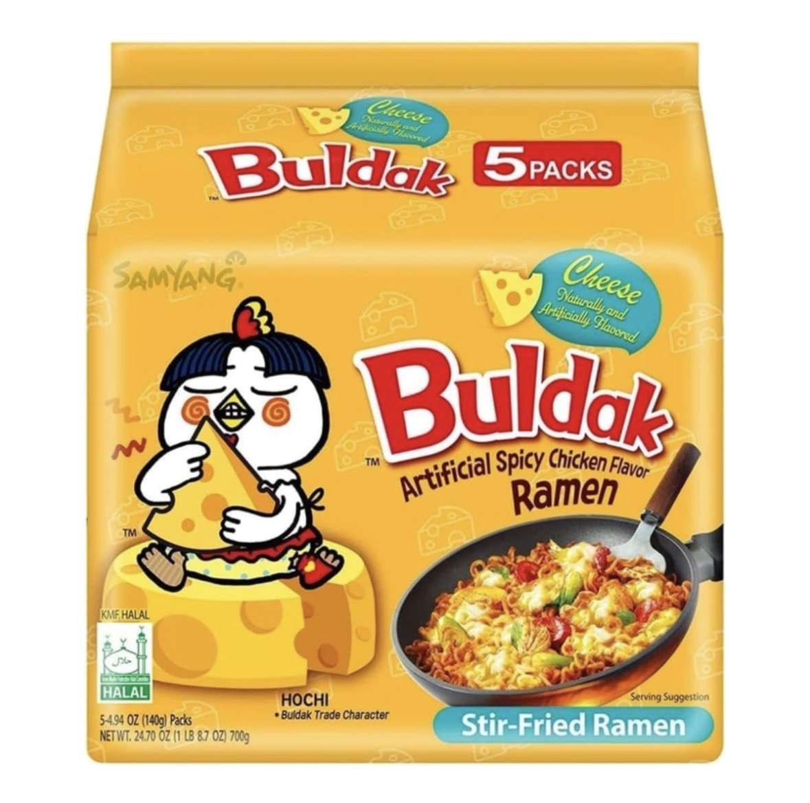 Hot Cheese flavor Buldak 5 pcs