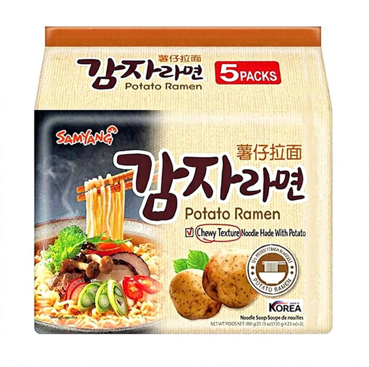 Buldak Potato Ramen Multipack 5pcs