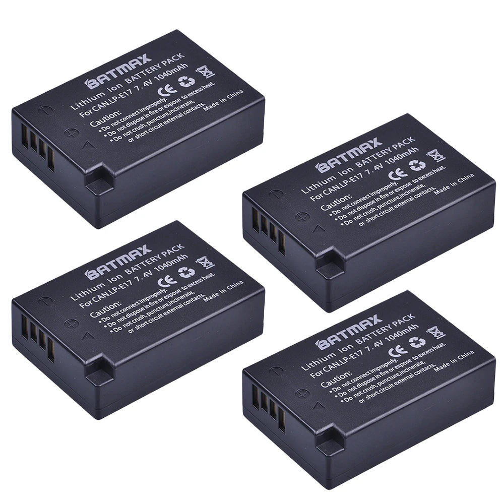 Batterie LP-E17 1040mAh + Chargeur Double USB pour Canon EOS M3/M5/M6