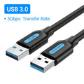 Câble Extension USB Mâle/Mâle Vention 2.0/3.0 - 0,25/3M