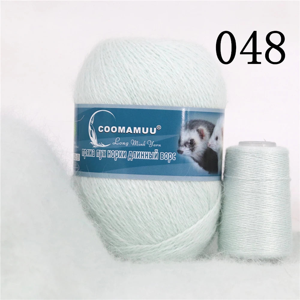 Laine à Tricoter Mink Cashmere 50g-20g - Fil Doux Anti-Bouloche