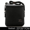 Sac Bandoulière Homme Vintage PU Cuir - Style Messager Rétro