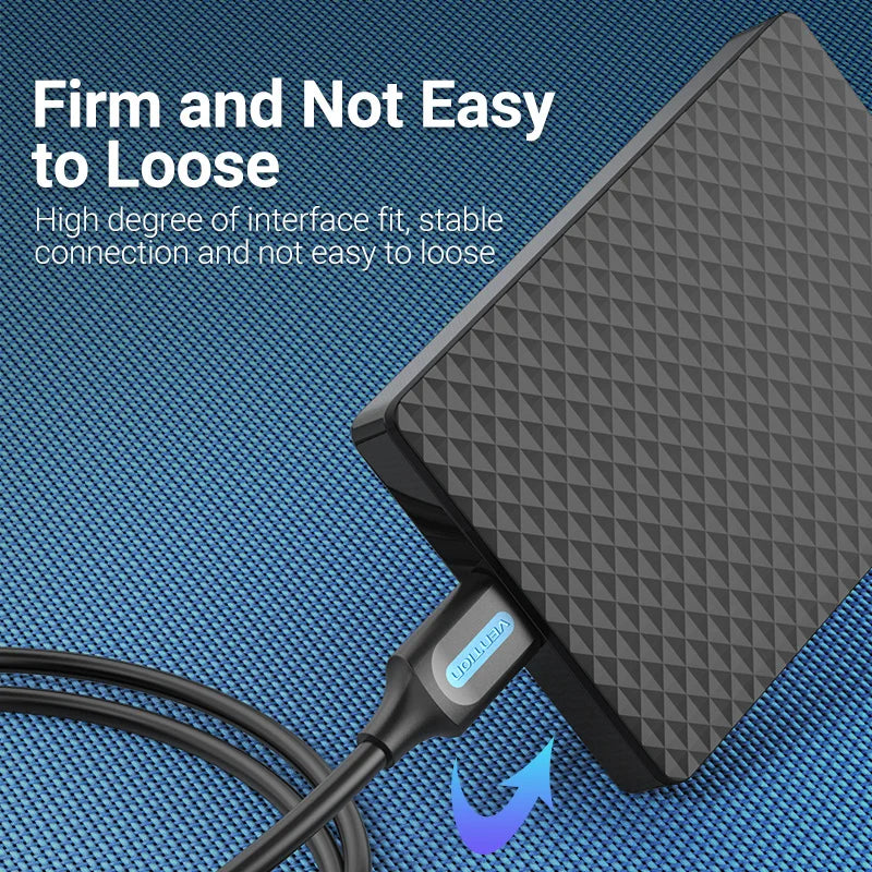 Câble Mini USB Vention - Charge Rapide et Données pour Appareils Photo/Digitaux