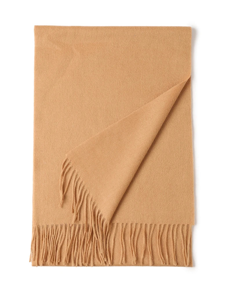 Écharpe Laine Luxe Broderie Personnalisée 70x200 cm