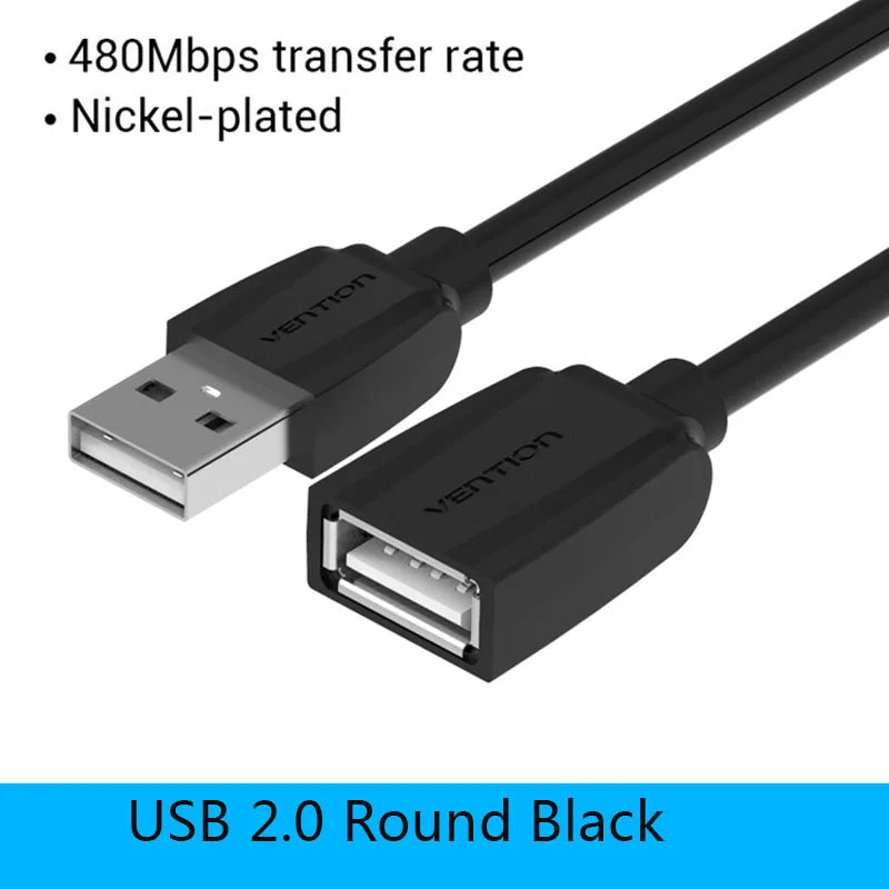 Câble Extension USB 3.0 Vention Mâle/Femelle - Haute Vitesse