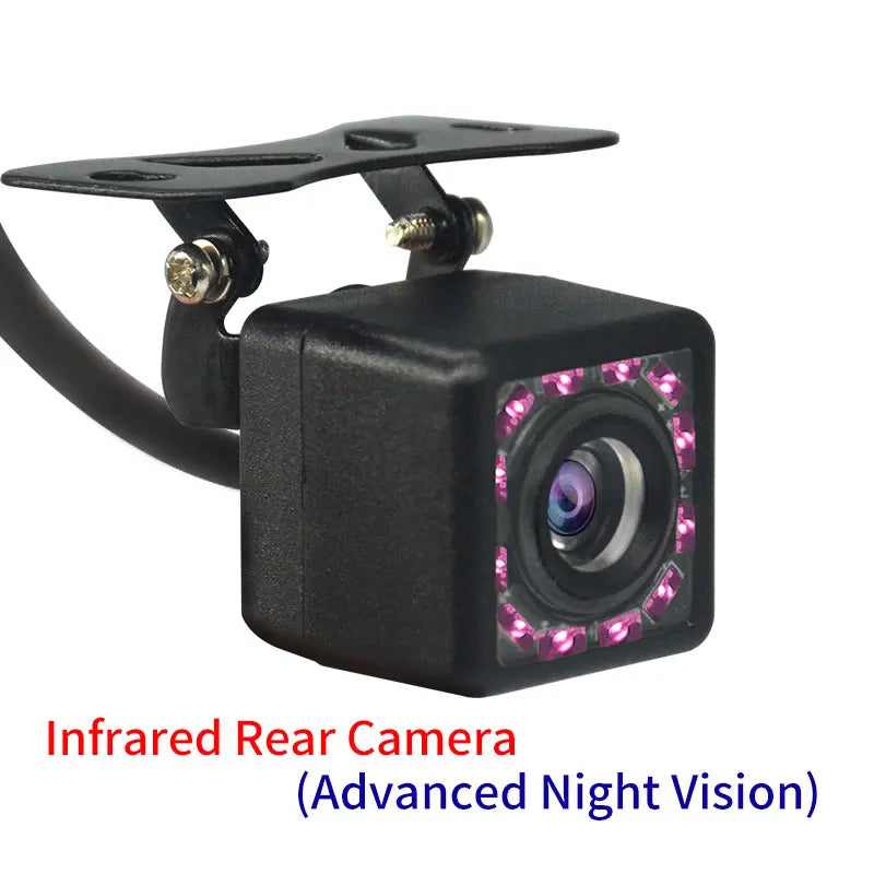 Caméra de Recul Voiture avec 4 LED Vision Nocturne - Écran LCD