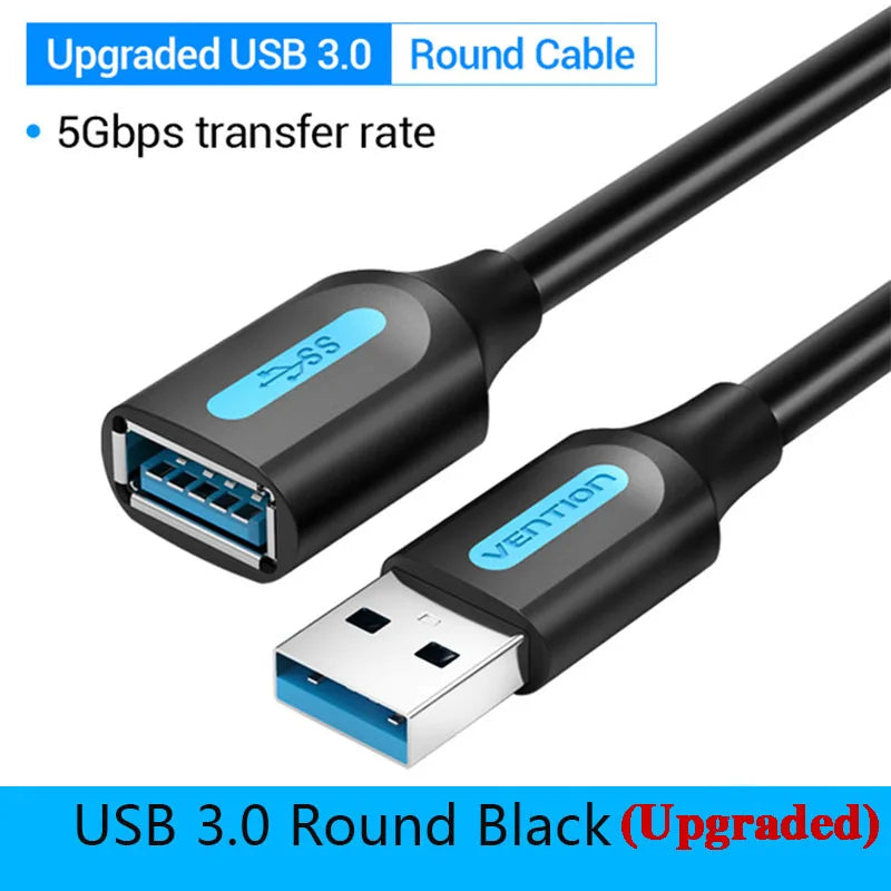 Câble Extension USB 3.0 Vention Mâle/Femelle - Haute Vitesse