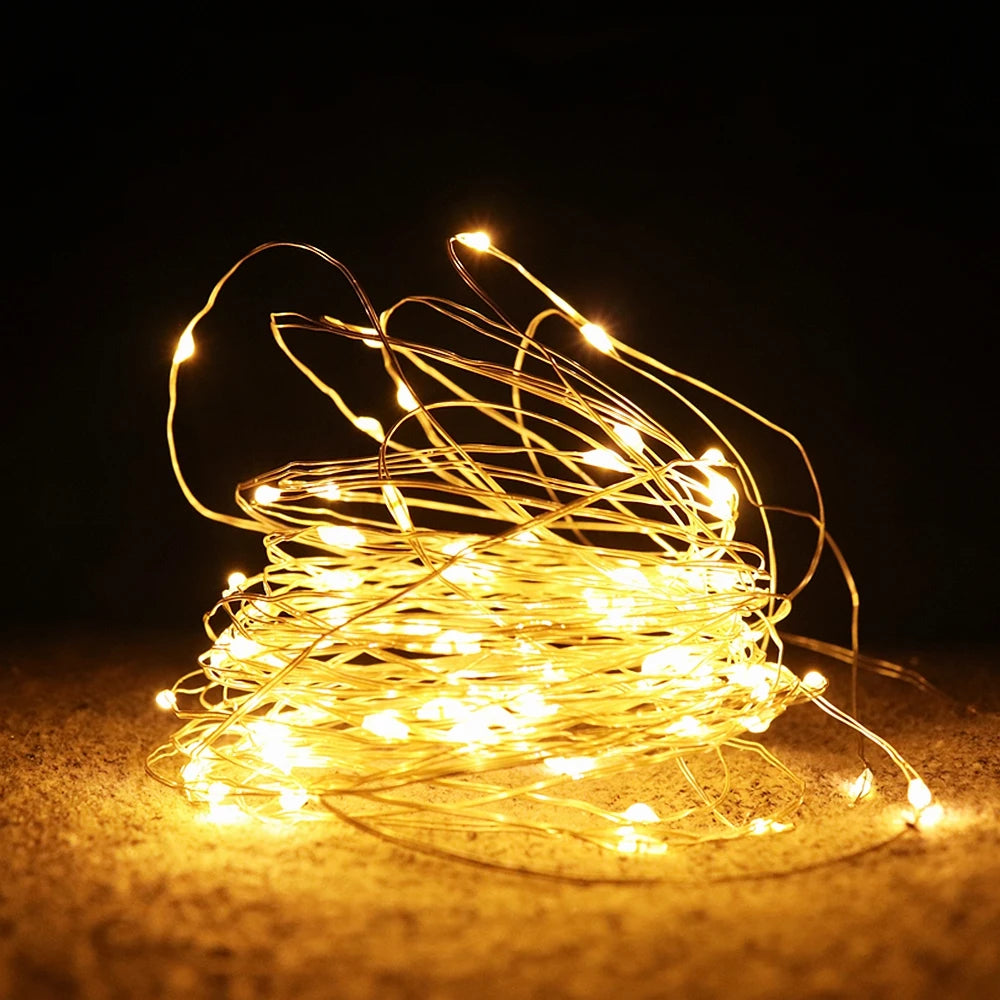 Guirlande LED Fil de Cuivre 1 à 10 m - Lumière Fée pour Décoration