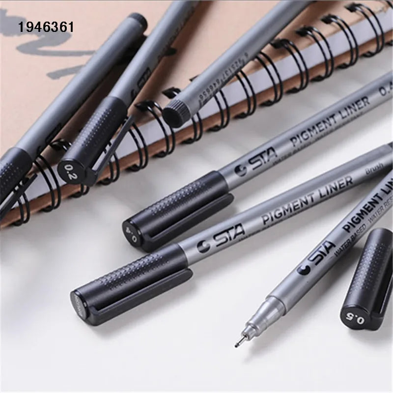 Feutres Pinceau STA Art Markers - Set Waterproof pour Dessin et Calligraphie