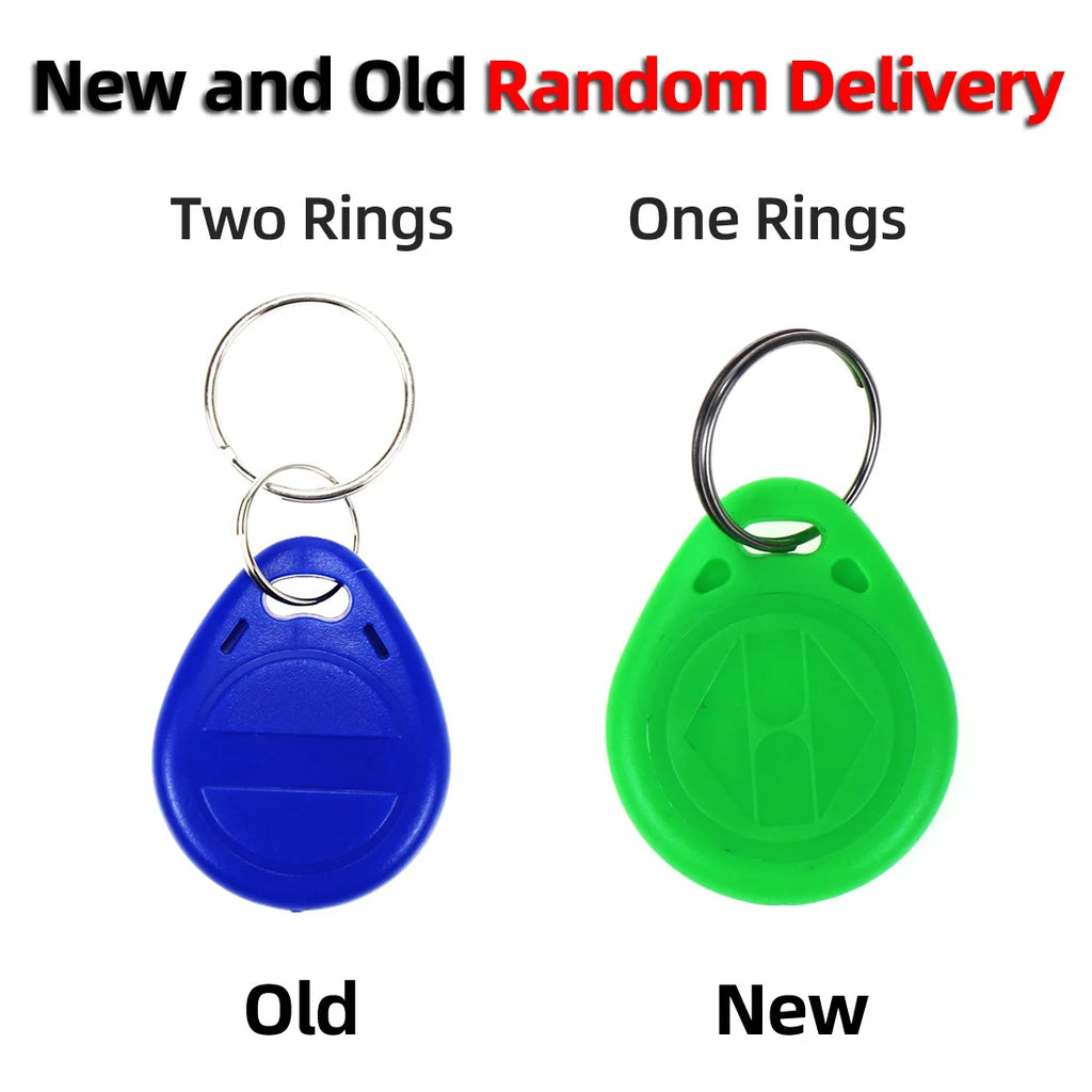 Badge RFID EM4305/T5577 Réinscriptible - Lot de 50 Porte-clés