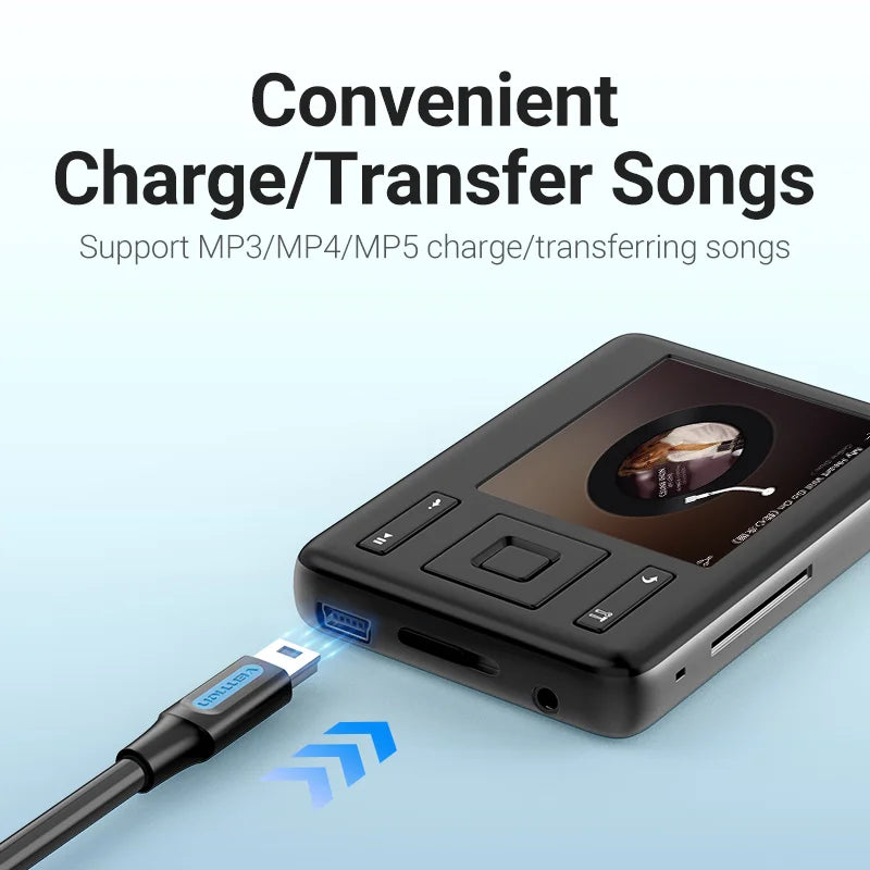 Câble Mini USB Vention - Charge Rapide et Données pour Appareils Photo/Digitaux