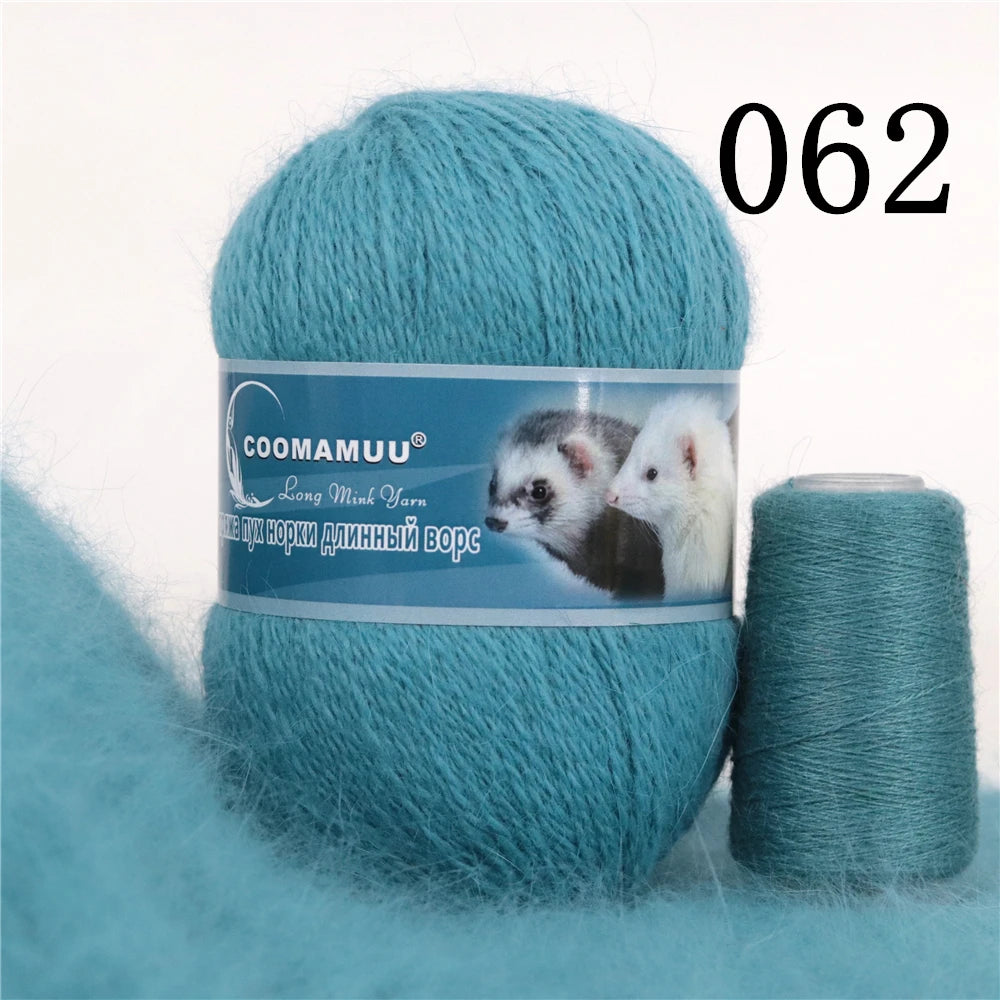 Laine à Tricoter Mink Cashmere 50g-20g - Fil Doux Anti-Bouloche