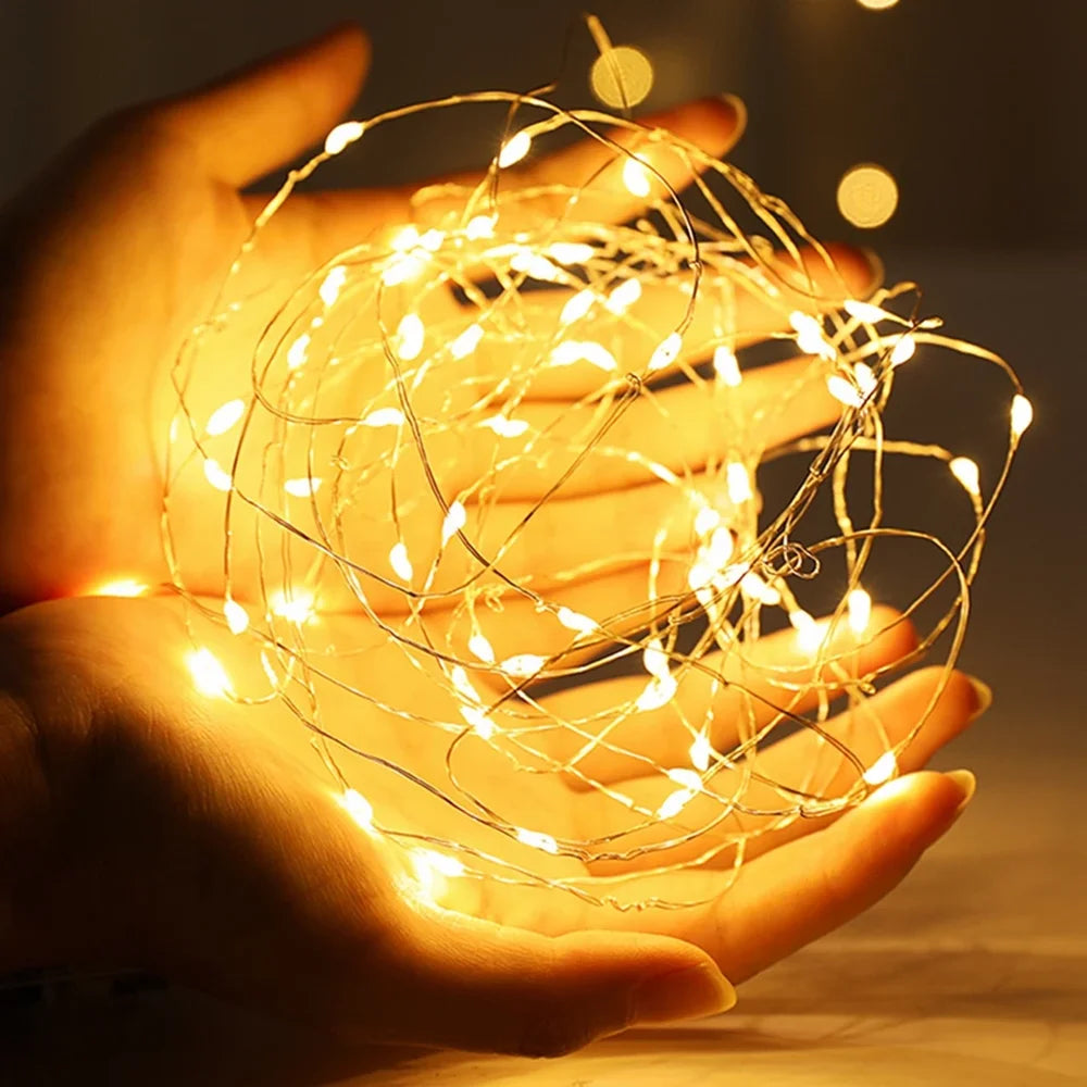 Guirlande LED Fil de Cuivre 1 à 10 m - Lumière Fée pour Décoration