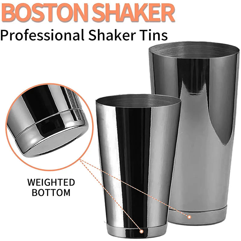 Shaker à Cocktail Boston 2 Pièces 18oz + 25oz - Professionnel Barman