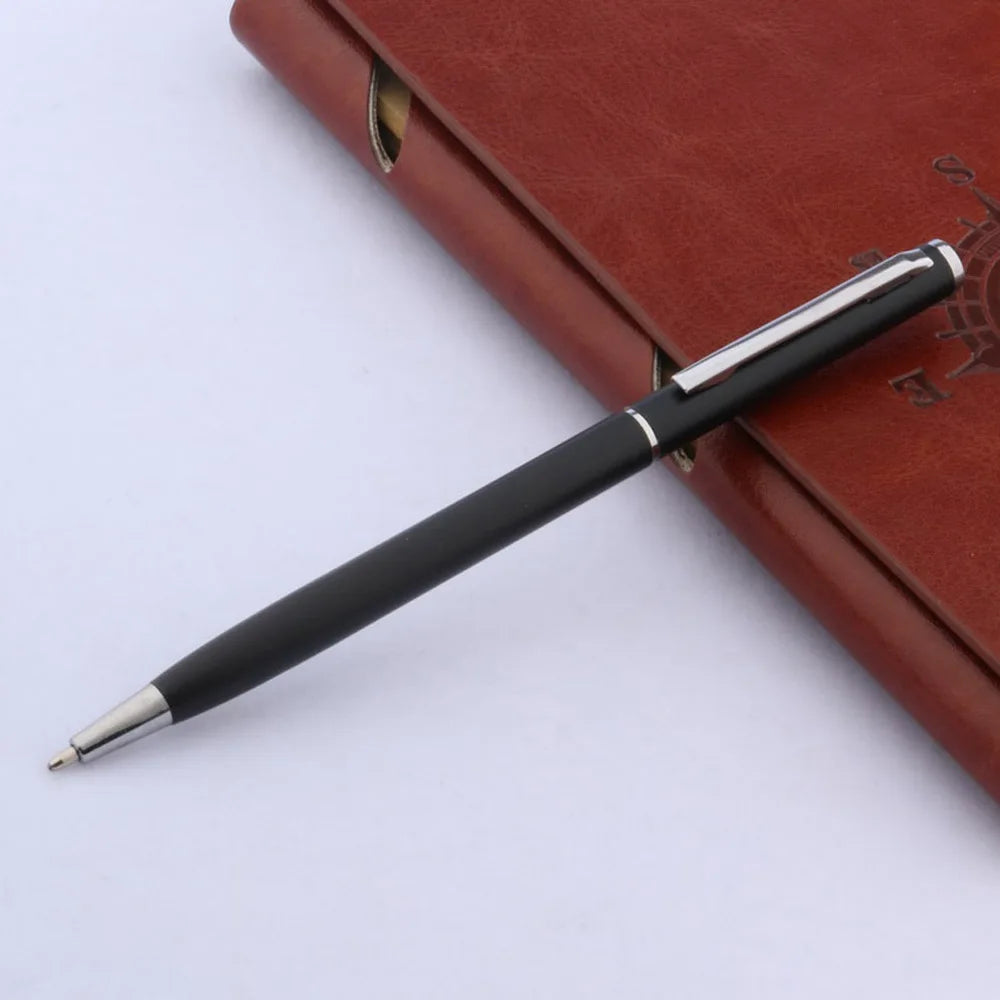 Stylo Bille Métal Noir Mat Luxe 006 - Finition Dorée Classique