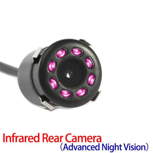 Caméra de Recul Voiture avec 4 LED Vision Nocturne - Écran LCD