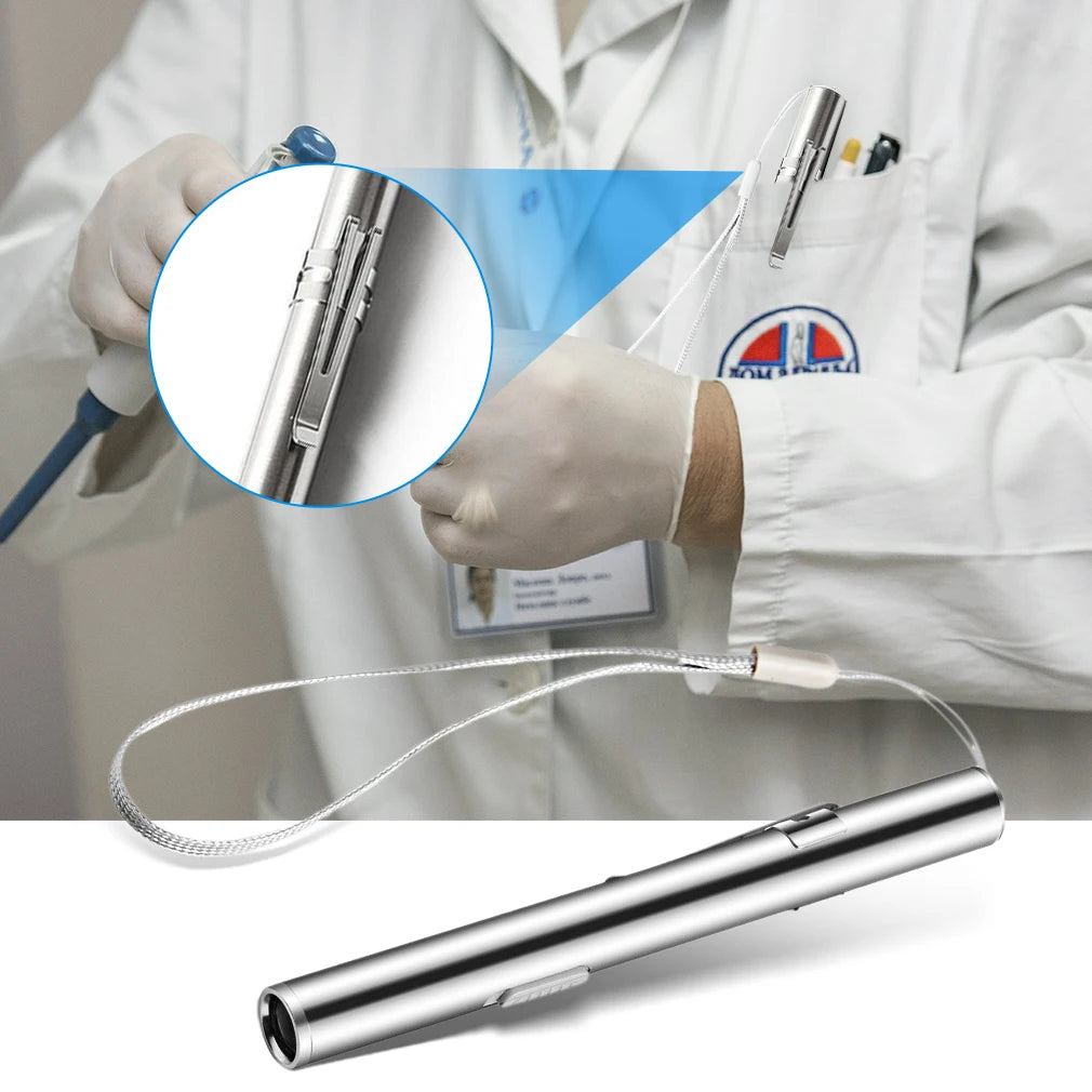 Lampe Stylo LED Médicale USB Rechargeable - Mini Lampe de Poche
