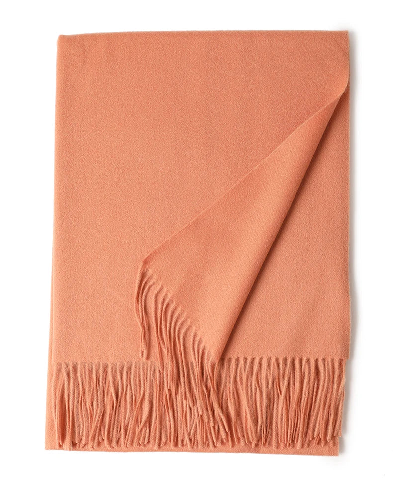 Écharpe Laine Luxe Broderie Personnalisée 70x200 cm