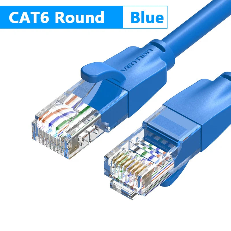 Câble Ethernet Cat6 UTP RJ45 Vention - Réseau Haut Débit 10m/15m