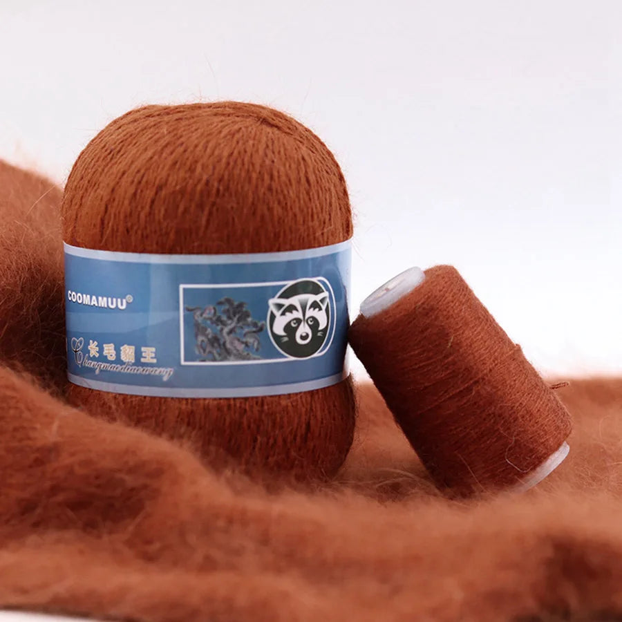 Laine à Tricoter Mink Cashmere 50g-20g - Fil Doux Anti-Bouloche