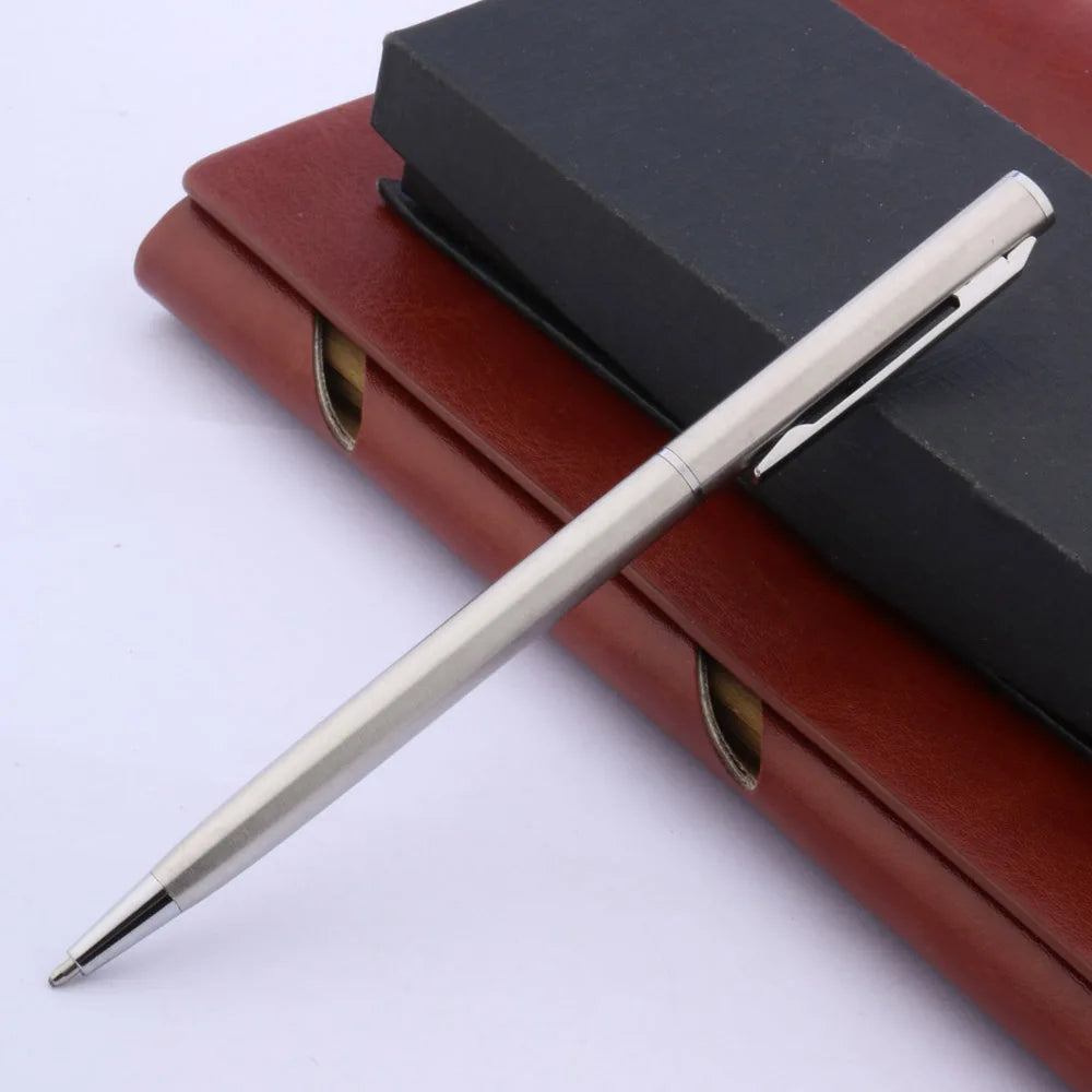 Stylo Bille Métal Noir Mat Luxe 006 - Finition Dorée Classique