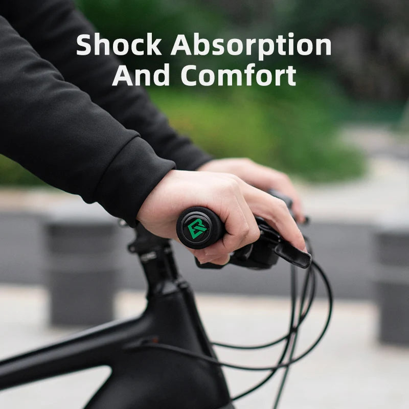 Poignées Vélo MTB RockBros Silicone Éponge - Anti-Dérapant et Amortissantes
