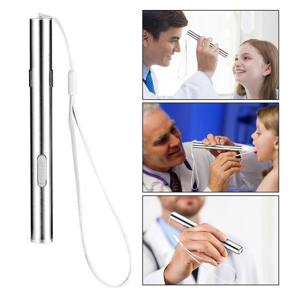 Lampe Stylo LED Médicale USB Rechargeable - Mini Lampe de Poche