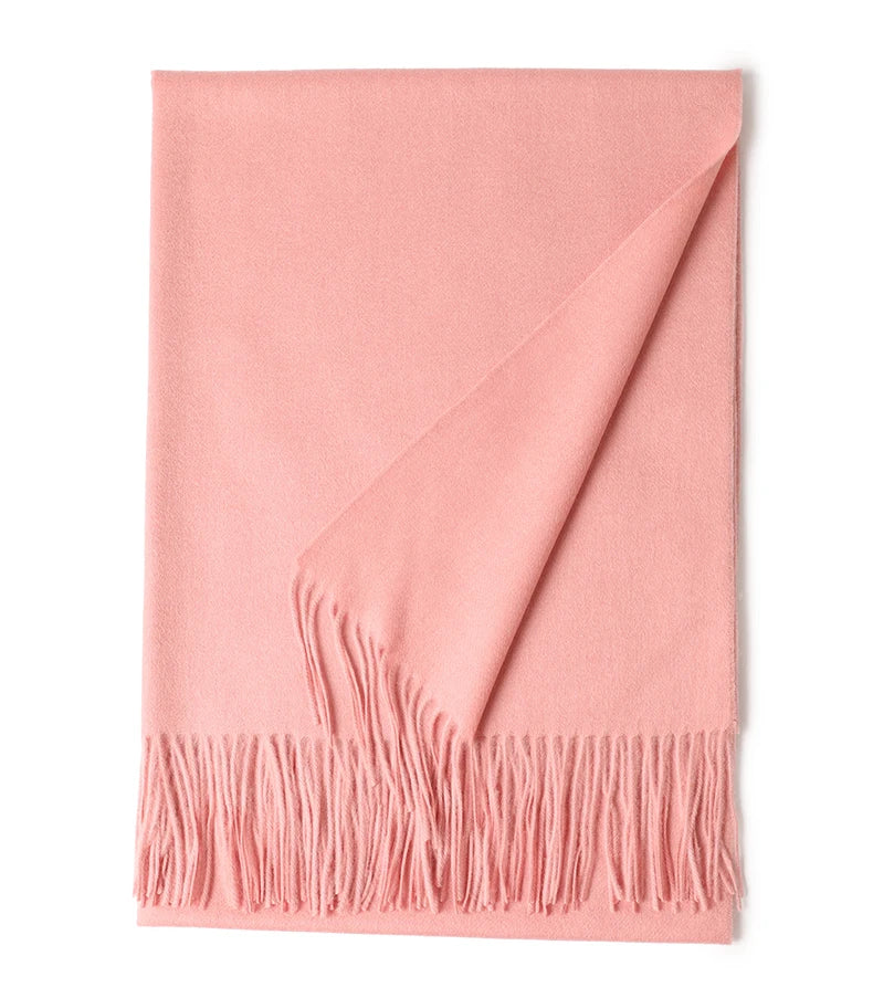 Écharpe Laine Luxe Broderie Personnalisée 70x200 cm