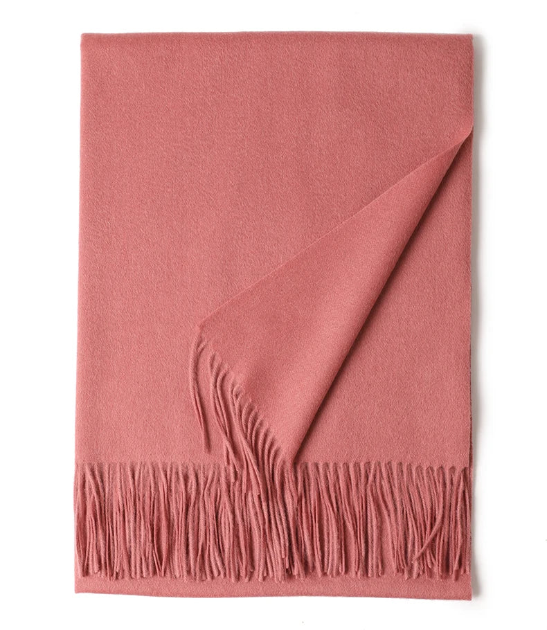 Écharpe Laine Luxe Broderie Personnalisée 70x200 cm
