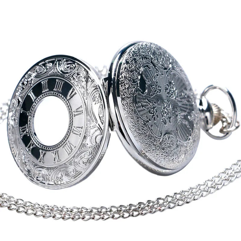 Montre de Poche Steampunk Vintage - Chiffres Romains