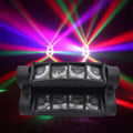 Mini Projecteur LED 8x3W RGBW Tête Mobile DMX512 - Éclairage Scène