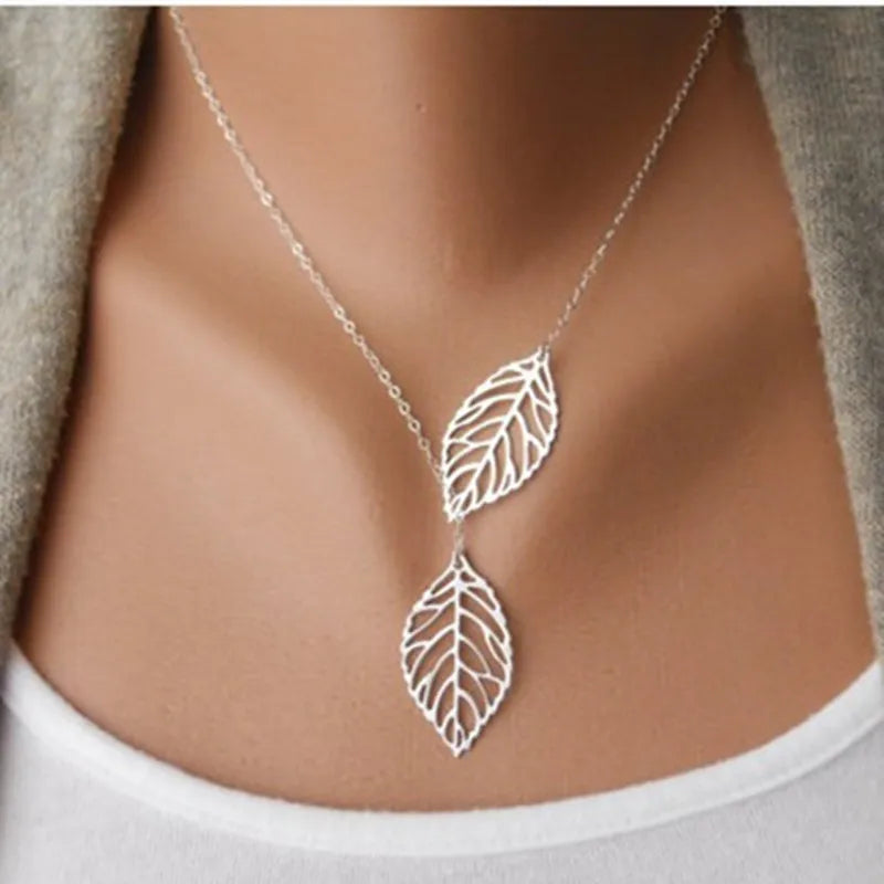 Collier Pendentif Minimaliste - Argenté pour Femme