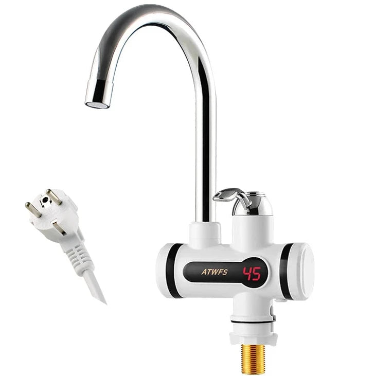 Robinet d’Eau Chaude Instantanée Électrique – 2100-5000W, Sans Réservoir, Contrôle Électronique