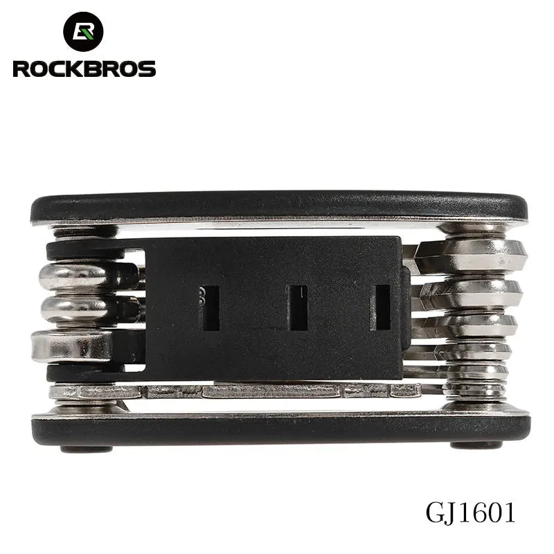 Kit Outils Multi 16-en-1 RockBros pour Vélo - Clés Hex, Rayons, Tournevis