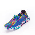 Chaussures Femme Été Plates Tissées - Loafers Casual Respirantes