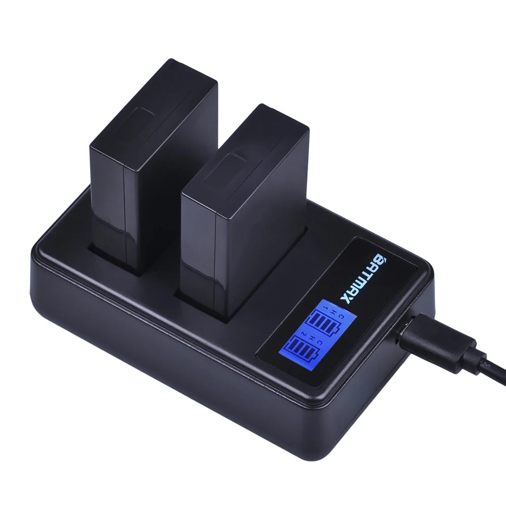 Batterie LP-E17 1040mAh + Chargeur Double USB pour Canon EOS M3/M5/M6