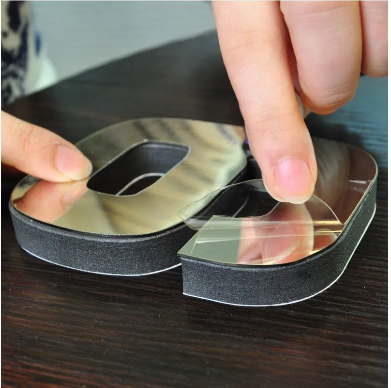 Horloge Murale 3D Miroir DIY - Grande Taille pour Salon ou Bureau