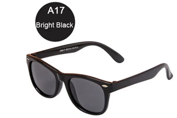 Lunettes de Soleil Enfant Polarisées - Classique avec Rivets Style Marque