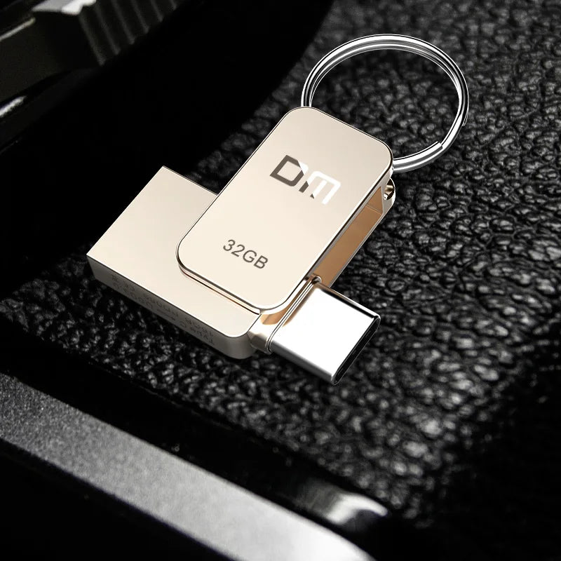 Clé USB 3.0 OTG Type-C Métal Rotation 32 à 64 Go