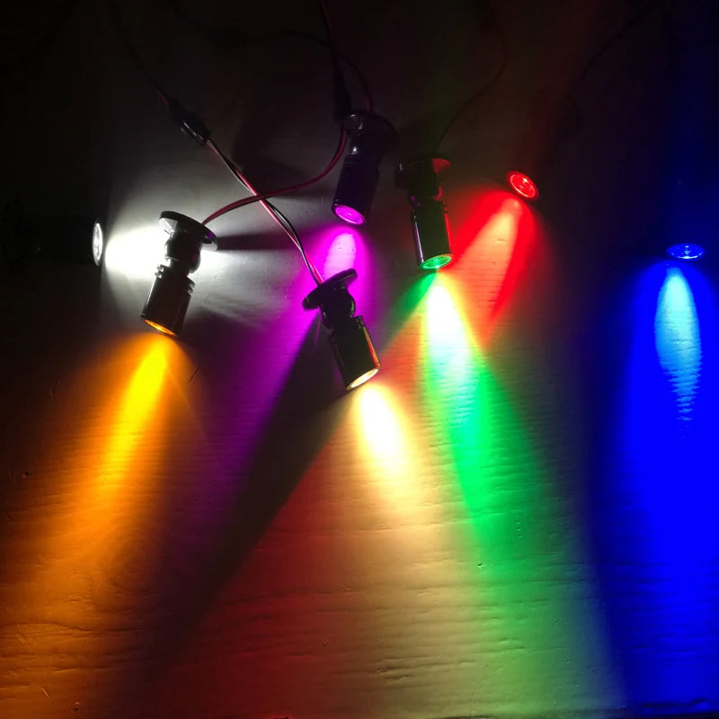 Spot LED Encastrable 3W Mini - 110V/220V ou 12V pour Vitrine Bijoux