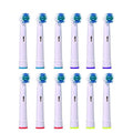 12 Têtes de Brosse de Rechange Precision Clean pour Brosse à Dents Oral-B – Compatible D12, D16, D29, Trizone, Triumph et +