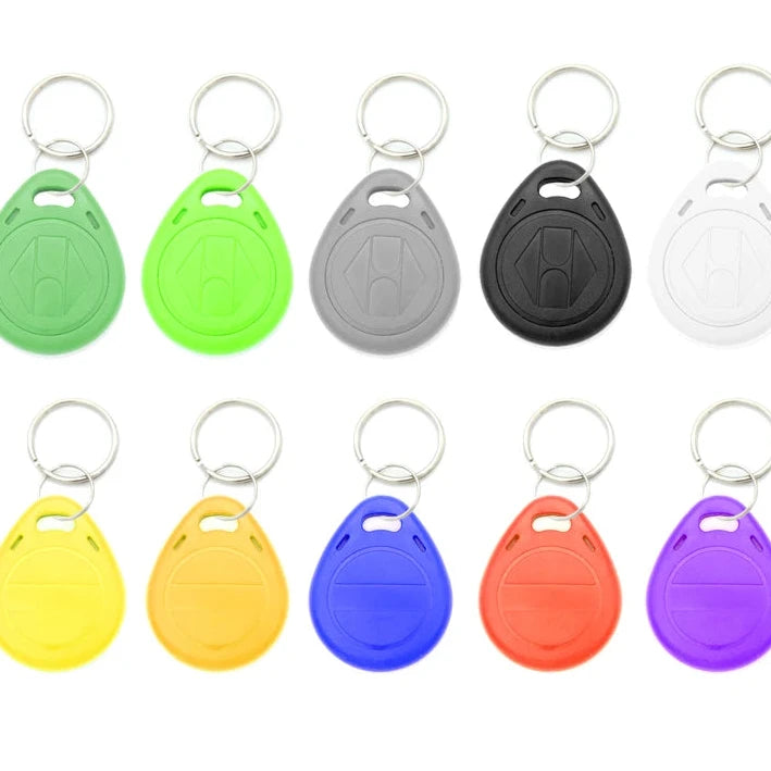 Badge RFID EM4305/T5577 Réinscriptible - Lot de 50 Porte-clés