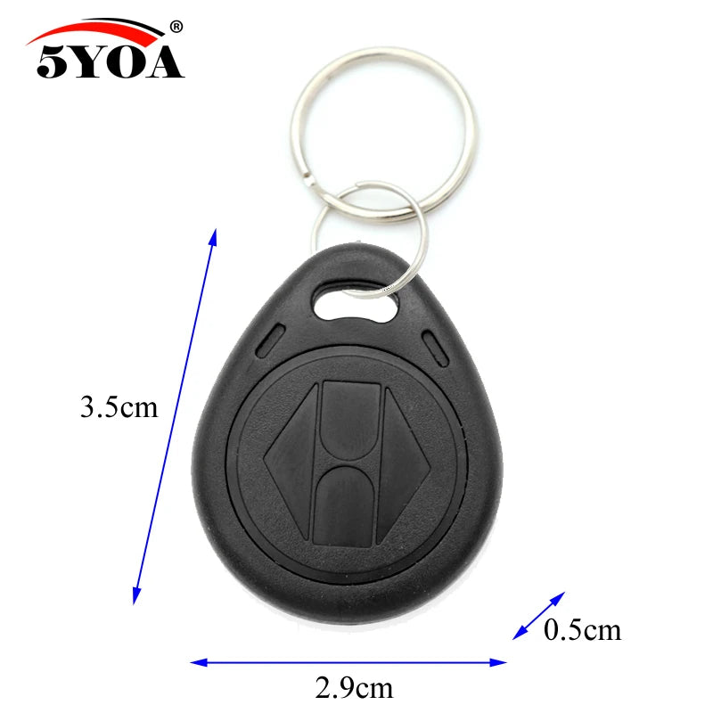 Badge RFID EM4305/T5577 Réinscriptible - Lot de 50 Porte-clés