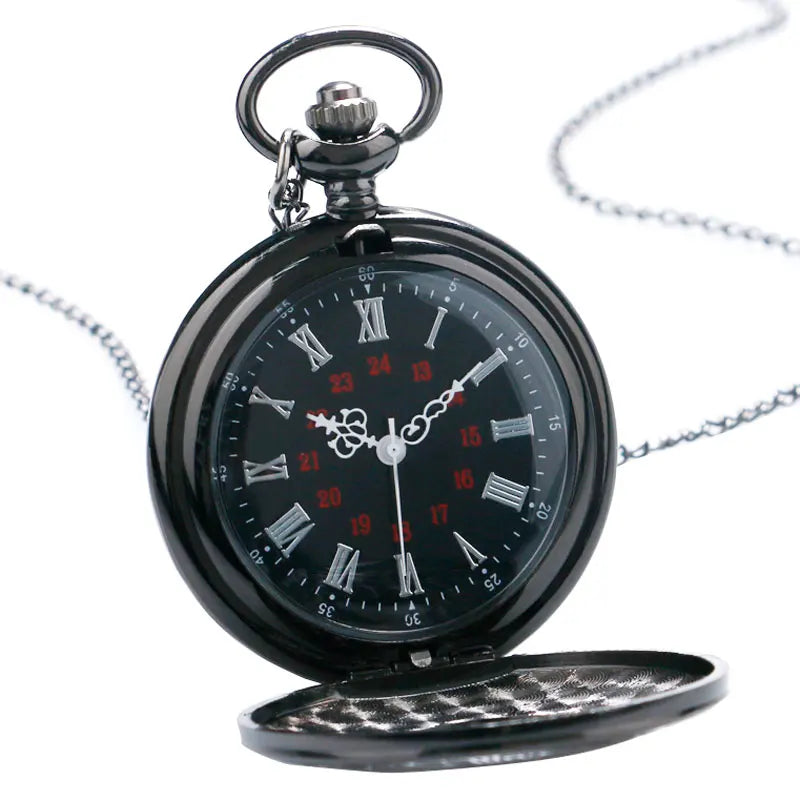 Montre de Poche Steampunk Vintage - Chiffres Romains