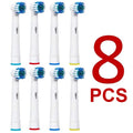8 Têtes de Brosse de Rechange Precision Clean pour Brosse à Dents Oral-B – Compatible D12, D16, D29, Trizone, Triumph et +