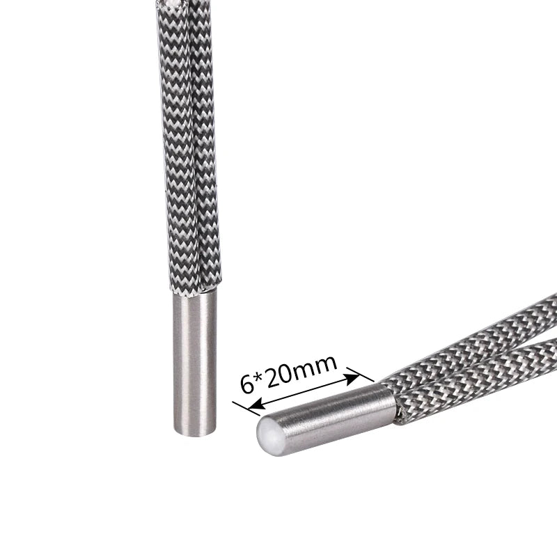 Chauffe-Céramique 6x20 mm 12V/24V 50W pour Hotend 3D Printer