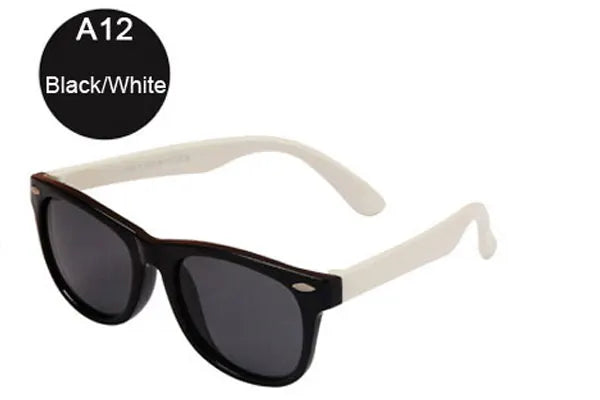 Lunettes de Soleil Enfant Polarisées - Classique avec Rivets Style Marque